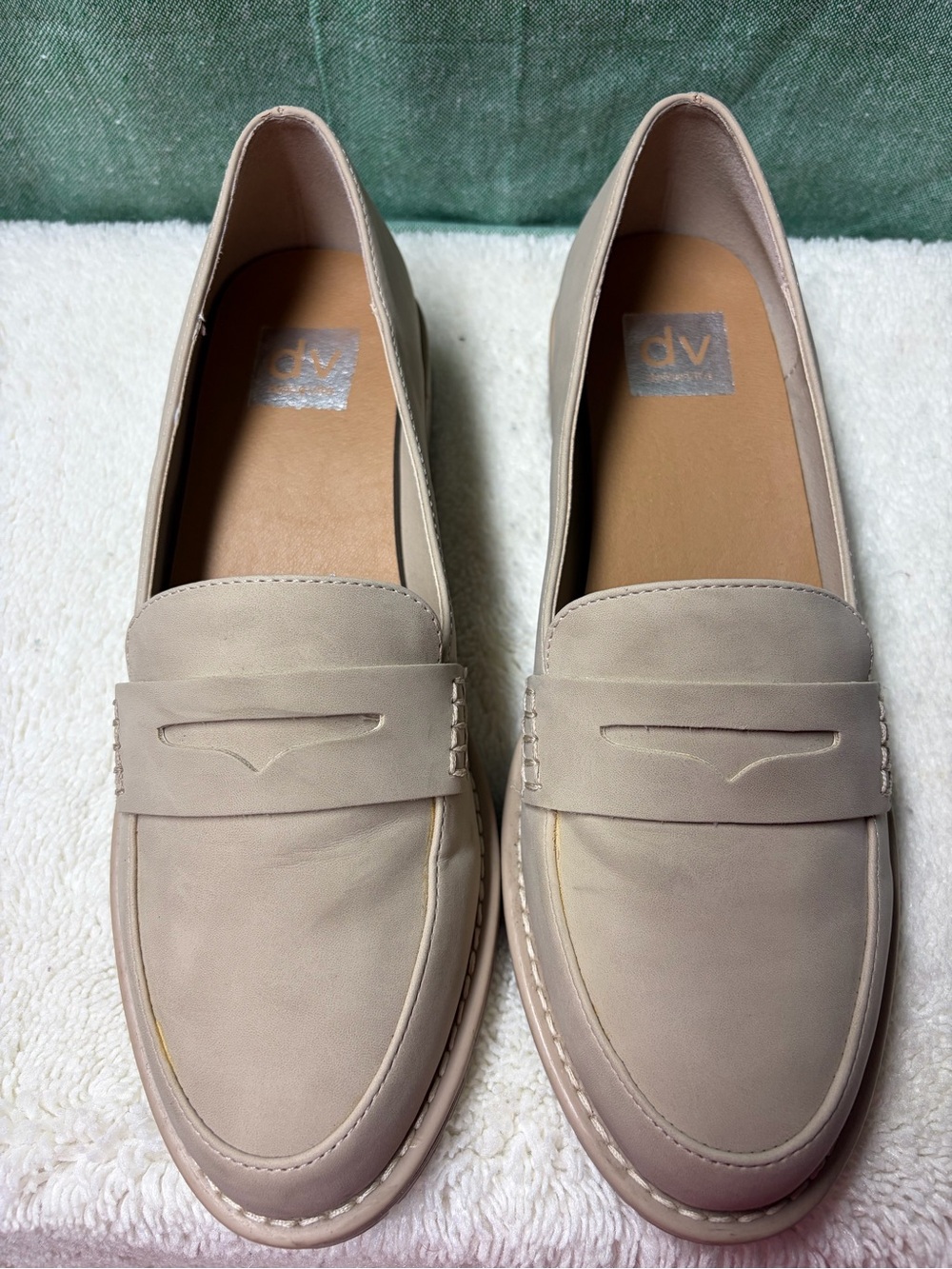 DV by Dolce Vita Women's Cream Penny Loafers